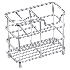 AHOYE 六格不鏽鋼牙刷架, 1個, 不鏽鋼色