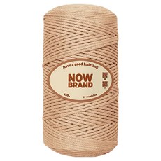 WoolClub NOWBRAND 高級迷你繩編紗 250g, 1個, 704 柔駝色