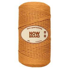 WoolClub NOWBRAND 高級迷你繩編紗 250g, 1個, 708 芥末黃
