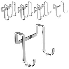 Neo Bat廚房多功能不鏽鋼環, 銀, 8個