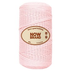 WoolClub NOWBRAND 高級迷你繩編紗 250g, 1個, 701 柔粉色