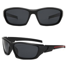 그래다다 고급 패션 등산 자전거 편광 스포츠 선글라스, 그레이, 2개