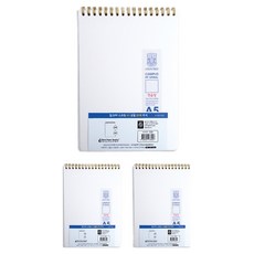 OXFORD 밀키웨이 Mikyway PP 스프링노트 A5 상철 80매 블랭크, 3개 3개