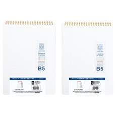 OXFORD 밀키웨이 Mikyway PP 스프링노트 B5 상철 80매 라인, 2개