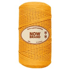 WoolClub NOWBRAND 高級迷你繩編紗 250g, 1個, 706 柑橘色