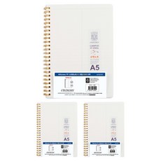 OXFORD 밀키웨이 Mikyway PP 스프링노트 A5 좌철 80매 수학, 3개