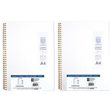 OXFORD 밀키웨이 Milkyway PP 스프링노트 A4 좌철 80매 Math, 2개
