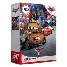 퍼즐라이프 디즈니 카 직소퍼즐 D150-47, 혼합색상, 1개, 150피스