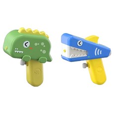 MS Corporation 迷你動物水槍 2件組, 1套, 鯊魚, 鱷魚