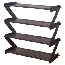 Erbo 簡約組裝式鞋櫃 46x48cm, 咖啡色, 4層