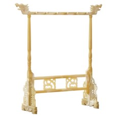 코히모 서예 붓 걸이 거치대 5W0245, 옐로우, 1개