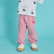 로토토베베 아동용 캐리 체크 고쟁이 바지