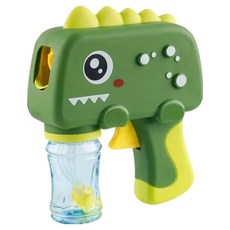 MS Corporation 暴龍恐龍手動泡泡槍, 1個, 深綠色