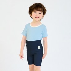 unifriend 兒童涼感布丁護肚五分袖睡衣家居服套裝