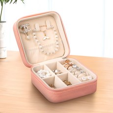 모아노 예쁜 럭셔리 쥬얼리박스 사피아노, 핑크, 1개