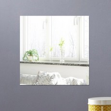 Yuinjihwa 防碎黏貼式壓克力鏡 長方形 30 x 30 cm, 單一顏色