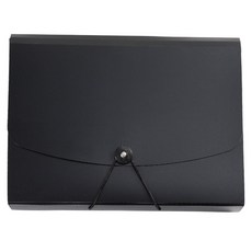 통근창고 문서보관 서류 파일 케이스 330 x 248 mm, 블랙, 1개