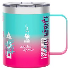비알레띠 오징어게임 캠프 머그컵 420ml, 혼합색상, 1개