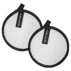 월드크린 퓨어 실크 극세사 클렌징 패드, 2개