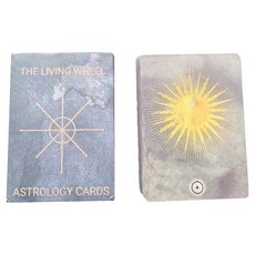 卡尼亞 優質塔羅牌, 1個, the living wheel astrology cards