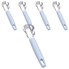 일상속반짝 파스텔 주방 조리도구 집게 5p, 블루, 1개