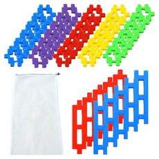베비붐 네모랑 사각블럭 75p +믹스 블럭 10p + 정리망 특대형 세트, 랜덤발송(사각블럭, 믹스블럭), 1세트