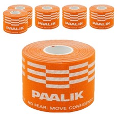 팰릭 스포츠 키네시올로지 테이프 로고 오렌지 D 6p, 1개