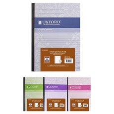 OXFORD 일본식 펴노트 B5 70매, 랜덤발송, 4개