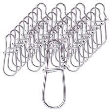 Eobok 漁福 不鏽鋼304 大容量Hyper Snap強力別針, 1個, 30入