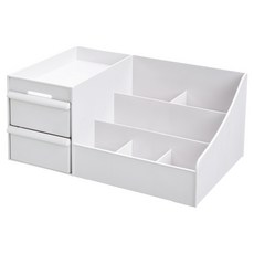 미소로운 멀티수납함 사무용품 정리함, 멀티화이트, 1개