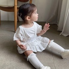 BEBENINE 嬰幼兒透氣花朵蛋糕裙