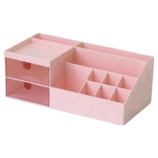 미소로운 멀티수납함 사무용품 정리함, 핑크, 1개