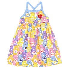女童款Care Bears彩色夏日連身裙