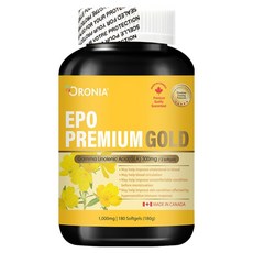 ORONIA 頂級黃金月見草籽油 γ-亞麻油酸 180g, 1個, 180錠