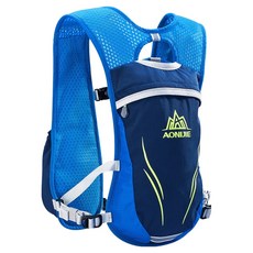 AONIJIE 奧尼捷 越野跑背心 5.5L Cloud v5, 藍色