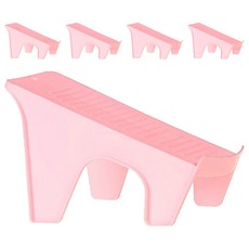 丹比爾 實用單層鞋子整理架 9.7 x 25.5 x 15 cm, 粉紅色, 5個