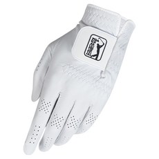 PGA투어 바이퍼 프리미엄 천연 올양피 골프장갑 왼손용, 화이트, 1개