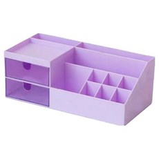 微笑多功能收納盒 辦公用品整理盒, 1個, 紫色