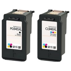 모드팜 캐논 PIXMA / MG3900 / MG2490 / MG3090 프린터 호환 잉크 CL-946XL + PG-945 XL 세트, 검정, 컬러, 1세트