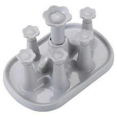 썸즈마인 디자인 컵걸이 6홀더, 그레이, 1개