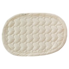 AiRabbit 嬰幼兒四季用雙面枕頭吸汗墊, 1個, 淺米色