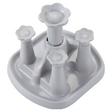 썸즈마인 디자인 컵걸이 4홀더, 그레이, 1개