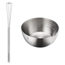 WAGENSTEIGER 方形打蛋器 小 + 迷你量杯 大 套組, 1套, 單一顏色, 方形打蛋器 + 迷你量杯