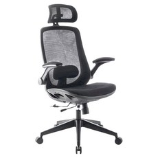E-home Whirlwind 旋風全網多功能高背電腦椅 EFC130A-blk, 黑色