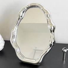 Good Mood Flow Me 折疊式書桌裝飾鏡, 銀色