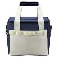 Ttabongoppa 露營撞色背帶保溫保冷收納袋 JNHA1859, 藍色, 18L
