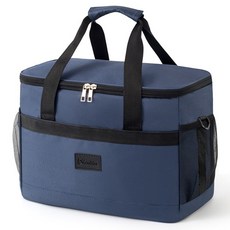 따봉오빠 캠핑 피크닉 대용량 보온보냉 멀티 가방 JNHA1858, 블루, 20L