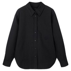 on&on 女款寬鬆版刺繡亮點棉質襯衫 NEW3MB104