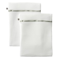 Modern House 雙層網眼方形洗衣袋 30 x 40 cm, 2個, 單一顏色