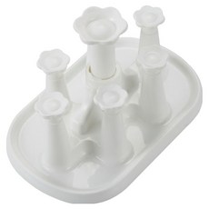 썸즈마인 디자인 컵걸이 6홀더, 화이트, 1개